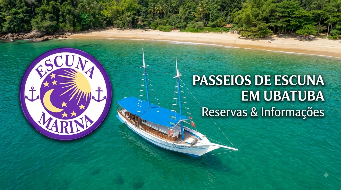 Escuna Marina em navegação aérea